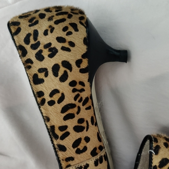 Leopard fur kitten heels - Picture 5 of 8